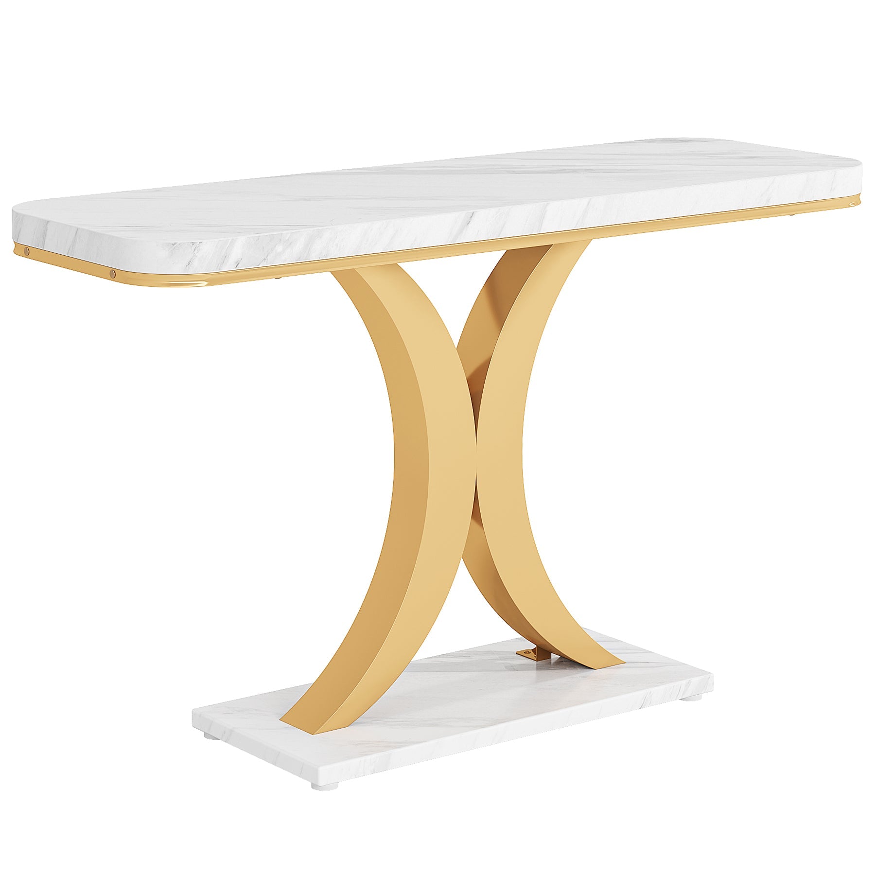 Console Table, 40" Narrow Entryway Foyer Table Tribesigns